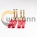 Gold Plated Banana BP4023-A 40-80A Straight Connector Gold Plated Banana BP4023-A 40-80A Straight Connector