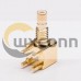 smb female right angle connector Gold Plated for PCB Mount