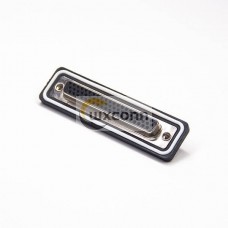 Sub D 62 Pin High Density IP67 Waterproof D-sub 62 Pin Female Connector Solder Type Cable Mount Connector Sub D 62 Pin High Density IP67 Waterproof D-sub 62 Pin Female Connector Solder Type Cable Mount Connector