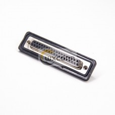 37 socket D sub IP67 Waterproof D-sub 37 Pin Female Right Angle Board Mount Connector 37 socket D sub IP67 Waterproof D-sub 37 Pin Female Right Angle Board Mount Connector