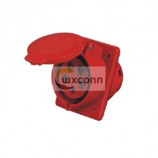 16A 5pin Socket 380V-415V 6h 3P+E IP44 IEC60309 CEE Industrial Panel Mount Receptacle Angel Type 16A 5pin Socket 380V-415V 6h 3P+E IP44 IEC60309 CEE Industrial Panel Mount Receptacle Angel Type