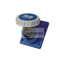 CEE Socket 32A 3pin 220V-250V 50/60Hz 2P+E IP67 IEC60309 Panel Mount Receptacle Angel Type