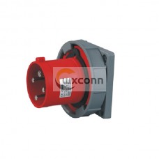 125A 4Pin IEC60309 Socket IP67 Panel Mount Pin Receptacle