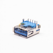 Usb Connector for PC Type A 3.0 Type Gold Plated 9p PCB
