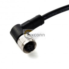 10pcs M12 Female Cordset 5Pin A-Code Right Angled Plug Molded Cable 1M AWG22 10pcs M12 Female Cordset 5Pin A-Code Right Angled Plug Molded Cable 1M AWG22