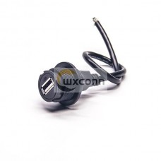 Warerproof Usb Connector Cable Type A 4p with Cable for Outdoor Warerproof Usb Connector Cable Type A 4p with Cable for Outdoor