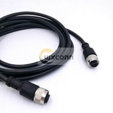 10pcs M12 4Pin Cable A-Coding Female To Female Straight Connector 1M AWG22 PVC Black Cable 10pcs M12 4Pin Cable A-Coding Female To Female Straight Connector 1M AWG22 PVC Black Cable