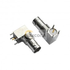 Buy BNC connector Angled Jack for PCB Mount