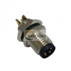 10pcs M8 4Pin Male Connector Waterproof IP66 Solder Cable Socket Back Mount Straight 10pcs M8 4Pin Male Connector Waterproof IP66 Solder Cable Socket Back Mount Straight