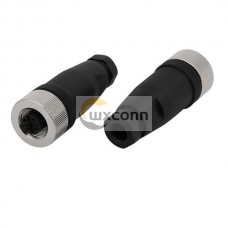 M12 4 Pin A-Code Field Termination Connectors Feamale Straight Cable Plug 10PCS M12 4 Pin A-Code Field Termination Connectors Feamale Straight Cable Plug 10PCS