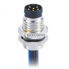 10 pcs M8 Panel Mount A Coding Front Mount 6 Cores M8 Male Solder Type With 1M 26AWG Wire 10 pcs M8 Panel Mount A Coding Front Mount 6 Cores M8 Male Solder Type With 1M 26AWG Wire