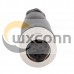 M12 5Pin Plug Female Assembly Screw-Joint Connector With Plastic Shell 5PCS