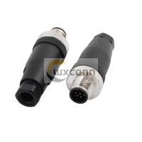 Field Wireable Connector M12 8Pin Male Assembly Cable Plug 5PCS Per Bag Field Wireable Connector M12 8Pin Male Assembly Cable Plug 5PCS Per Bag