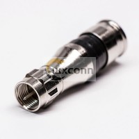 RG11 F type Compression Connector Coaxial Straight Male RG11 F type Compression Connector Coaxial Straight Male