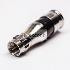 RG11 F type Compression Connector Coaxial Straight Male RG11 F type Compression Connector Coaxial Straight Male