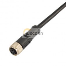 10 pcs M8 Cables Connector Molding Type M8 5Pin Female Plug With 1M 26AWG Wire 10 pcs M8 Cables Connector Molding Type M8 5Pin Female Plug With 1M 26AWG Wire