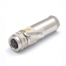 10 pcs M8 3 pin Female Connector Waterproof Assemble Screw Type 3Pin Female Plug For Cable 10 pcs M8 3 pin Female Connector Waterproof Assemble Screw Type 3Pin Female Plug For Cable