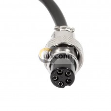 10pcs 5P 12mm Air GX12 Female Plug Cable Single Ended Aviation Socket Connector Plug Cable 1M 10pcs 5P 12mm Air GX12 Female Plug Cable Single Ended Aviation Socket Connector Plug Cable 1M