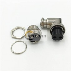 10pcs R/A GX16 Connector 2 Pin Metal Male Female Plug Socket Connector 10pcs R/A GX16 Connector 2 Pin Metal Male Female Plug Socket Connector