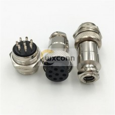 10pcs GX20 8 Pin Air Plug and Socket Straight Male/Female Connector 10pcs GX20 8 Pin Air Plug and Socket Straight Male/Female Connector