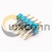 10pcs Header 9 Pin Dual Row Green Plastic Through Hole 10pcs Header 9 Pin Dual Row Green Plastic Through Hole