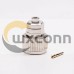 SMA Connector to Antenna Brass Coaxial Jack Straight RP SMA Connector to Antenna Brass Coaxial Jack Straight RP