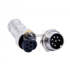 10pcs 7 Pin GX16 Circular Connector Straight Male Socket and Female Plug 10pcs 7 Pin GX16 Circular Connector Straight Male Socket and Female Plug