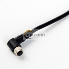 Right Angle M5 Connector Waterproof IP67 Circular M5 4Pin Female Plug Waterproof Non-Shield With 75CM 26AWG Wire Right Angle M5 Connector Waterproof IP67 Circular M5 4Pin Female Plug Waterproof Non-Shield With 75CM 26AWG Wire