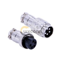 10pcs GX16 Connector Male Female Plug 5 Pin Straight Connector