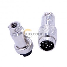 10pcs GX16 9 Pin Connector Round Straight Male Female Metal Plug 10pcs GX16 9 Pin Connector Round Straight Male Female Metal Plug
