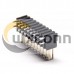 2pcs Pin Header PBT Right Angle 2.54mm Dual Row 20 Way Dip 7.4mm Plastic Heigh 2pcs Pin Header PBT Right Angle 2.54mm Dual Row 20 Way Dip 7.4mm Plastic Heigh