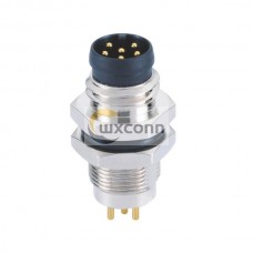10 pcs M8 6 pin Connector Waterproof A Coding PCB Type M8 6Pin Male Connector 10 pcs M8 6 pin Connector Waterproof A Coding PCB Type M8 6Pin Male Connector