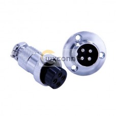 10pcs Aviation Plug Connector 19mm 20mm Straight Plug and Socket GX20 10pcs Aviation Plug Connector 19mm 20mm Straight Plug and Socket GX20