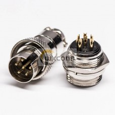 10pcs RP GX16-6 Pin Male Female Connector Male Plug and Female Socket