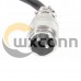 10pcs GX16-2 Pin Male to Female Cable Cordset 16mm Aviation Connector with 1M Cable Wire 10pcs GX16-2 Pin Male to Female Cable Cordset 16mm Aviation Connector with 1M Cable Wire