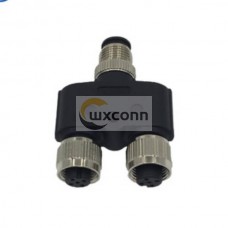 10 pcs M8 5Pin Adapter Screw Type M8 B Coding Y Type One Male Connector To Two Female Connector 10 pcs M8 5Pin Adapter Screw Type M8 B Coding Y Type One Male Connector To Two Female Connector