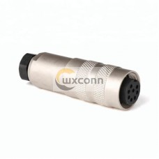 10pcs AISG M16 Connector 8 Pin Female Waterproof Electrical Plug Connector Non-Shield 10pcs AISG M16 Connector 8 Pin Female Waterproof Electrical Plug Connector Non-Shield