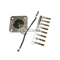 10pcs AISG M16 Square Flange Connector 8 Pin Female for Terminal Blocks