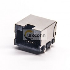 RJ45 PCB SMT Type Shielded Jack Right Angled without LED PCB Mount RJ45 PCB SMT Type Shielded Jack Right Angled without LED PCB Mount