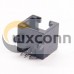 RJ12 Socket 6p6c Connector Black Angled Through Hole for PCB Mount RJ12 Socket 6p6c Connector Black Angled Through Hole for PCB Mount
