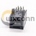 RJ12 Female Connector Without LED Ethernet Network 6p6c Right Angled DIP RJ12 Female Connector Without LED Ethernet Network 6p6c Right Angled DIP