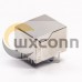 Metal RJ45 Socket Right Angled Shielded without LED DIP Type PCB Mount