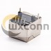 Metal RJ45 Socket Right Angled Shielded without LED DIP Type PCB Mount