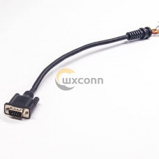 D-Sub 9P Connector Plug Straight For Electronic Equipment Connection D-Sub 9P Connector Plug Straight For Electronic Equipment Connection