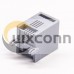 RJ9 4P4C Socket Modular Network Connector Right Angled Through Hole RJ9 4P4C Socket Modular Network Connector Right Angled Through Hole