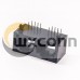 2 Port RJ45 90 Degree Black Plastic 8P8C Network Connector DIP Type 2 Port RJ45 90 Degree Black Plastic 8P8C Network Connector DIP Type