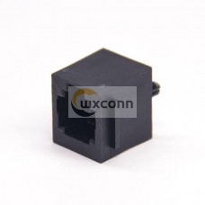6P6C RJ25 Modular Connector Unshielded without Filtered Plastic Through Hole 180 Degree 6P6C RJ25 Modular Connector Unshielded without Filtered Plastic Through Hole 180 Degree