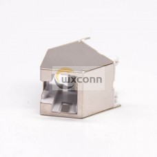 45 Degree RJ45 8P8C Through Hole PCB Mount Shielded Jack Ethernet Network 45 Degree RJ45 8P8C Through Hole PCB Mount Shielded Jack Ethernet Network
