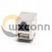 Stacked USB RJ45 Modular Jack 90 Degree without LED Through Hole Stacked USB RJ45 Modular Jack 90 Degree without LED Through Hole