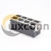RJ45 2x4 90 Degree Modular Ethernet Network Connector with LED Through Hole